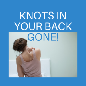 Get rid of muscles knots in your upper back naturally!